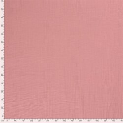 Winter - Dreilagiger Baumwoll-Musselin - antik pink