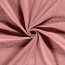 Winter - Dreilagiger Musselin Uni - antik pink