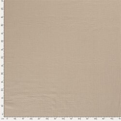 Winter - Dreilagiger Musselin - beige