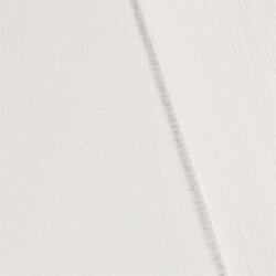 Winter - Dreilagiger Musselin Uni - creme