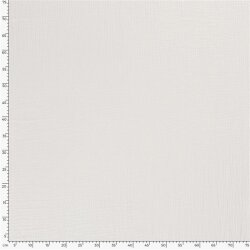 Winter - Dreilagiger Musselin Uni - creme