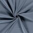 Winter - Dreilagiger Musselin Uni - jeansblau