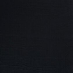 Winter - Dreilagiger Baumwoll-Musselin dunkelblau