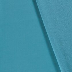 Wintersweat *Marie* angeraut schwere Qualität - meeresblau