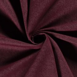 Stretch Jeansstoff grob *Marie* - weinrot