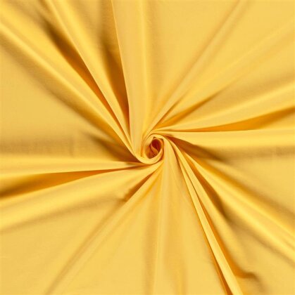 Baumwolljersey *Mila* Uni - buttergelb