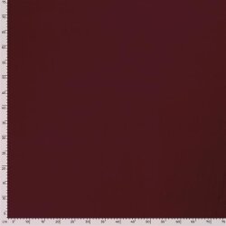 Baumwolljersey *Mila* Uni - dunkel kirschrot