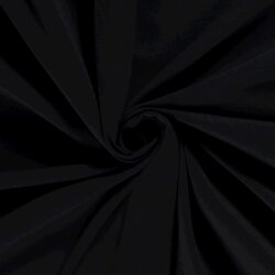Baumwolljersey *Mila* Uni - schwarz