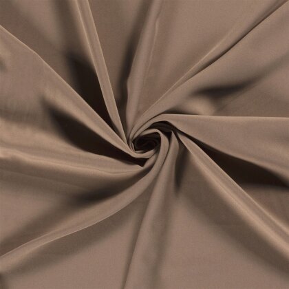 Dekostoff Bekleidungs *Marie* Uni - dunkelbeige
