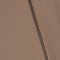 Dekostoff Bekleidungs *Marie* Uni - dunkelbeige