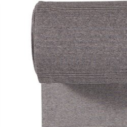 Ringelbündchen Streifen 1mm schwarz/weiß