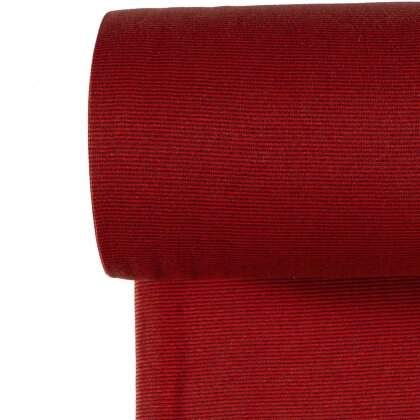 Ringelbündchen Streifen 1mm bordeaux/rot