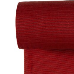 Ringelbündchen Streifen 1mm bordeaux/rot