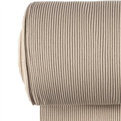 Schwere grob-Ripp-Bündchen *Marie* 3x3 - beige