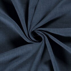 Viskose Leinen Slub Uni - indigo