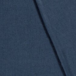 Viskose Leinen Slub Uni - indigo