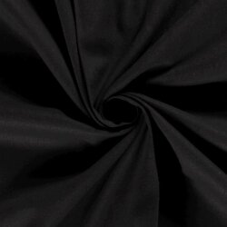 Viskose-Leinen-Mix Uni – schwarz