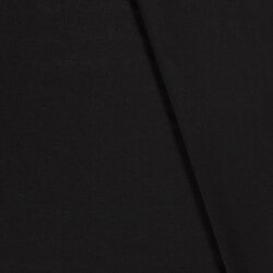 Viskose Leinen Mix Uni – schwarz
