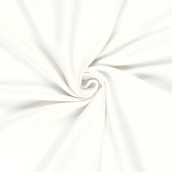 Molton Baumwolle Uni - creme