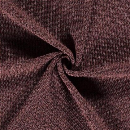 Baumwollstrick *Marie* Uni melange - antik pink