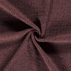 Baumwollstrick *Marie* Uni melange - antik pink