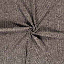 Baumwollstrick *Marie* Uni melange - beige
