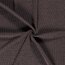 Baumwollstrick *Marie* Uni melange - dunkelbeige