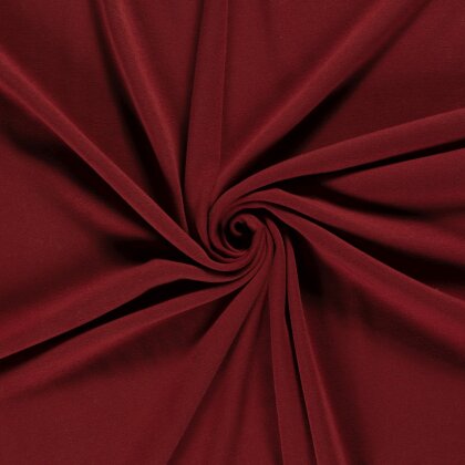 Alpenfleece *Marie* Uni - dunkelrot