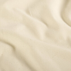 Baumwollstoff Cretonne *Marie* Uni - weiss Uni Nessel Natur