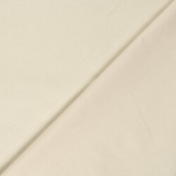 Baumwollstoff Cretonne *Marie* Uni - weiss Uni Nessel Natur