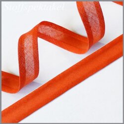 3 Meter - Schrägband Baumwolle 2cm orange