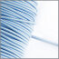 5 Meter - Gummikordel - hellblau - 3 mm