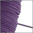 5 meter -  Gummikordel - violett - 3 mm