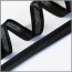100 Meter - Schrägband Baumwolle 1,5 cm schwarz