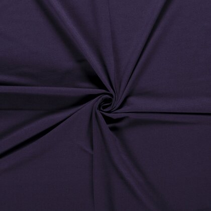 French Terry *Marie* Uni - aubergine