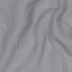 Musselin Uni *Gerda* BIO~Organic - hellgrau