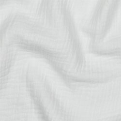 Musselin Uni *Gerda* BIO~Organic - weiss