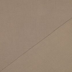 Musselin Uni *Gerda* BIO~Organic - taupe