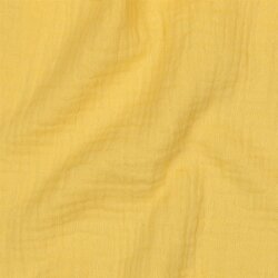 Musselin Uni *Gerda* BIO~Organic - softgelb