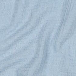 Musselin Uni *Gerda* BIO~Organic - babyblau
