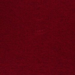 Strickfleece *Marie* Uni - meliert dunkelrot