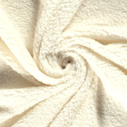 Kuschelteddystoff Kunstfell - creme