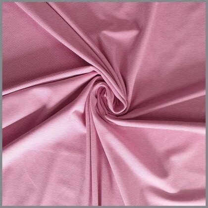 Baumwolljersey Streifen 1mm antik pink