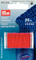 Elastic-Nähfaden 0,5 mm rot