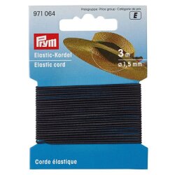 Elastic-Kordel 1,5 mm schwarz