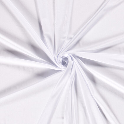 Funktions und Badeanzugstoff - weiss