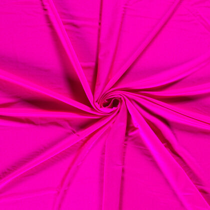 Funktions und Badeanzugstoff Uni - neonpink