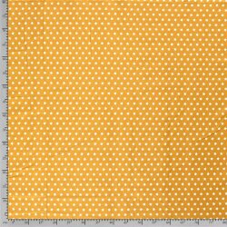 Baumwollpopeline Sterne 10mm - sandgelb