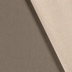 Interieurstoff Leinen-Optik Uni - taupe