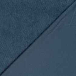 Feincord Stretch *Mila* Uni - stahlblau